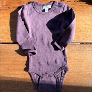 Pretty Plum 100% Organic Cotton Bodysuit - NEVER WORN